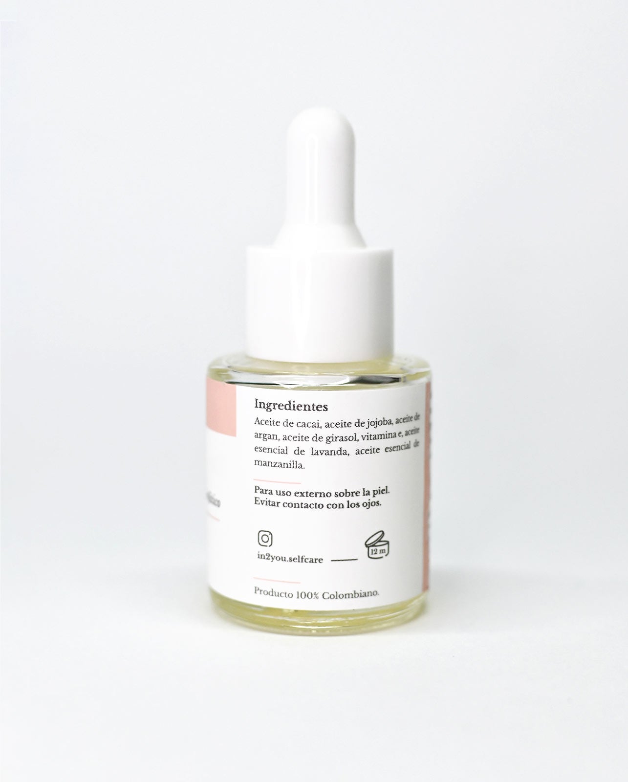 Óleo para masaje facial y drenaje linfático